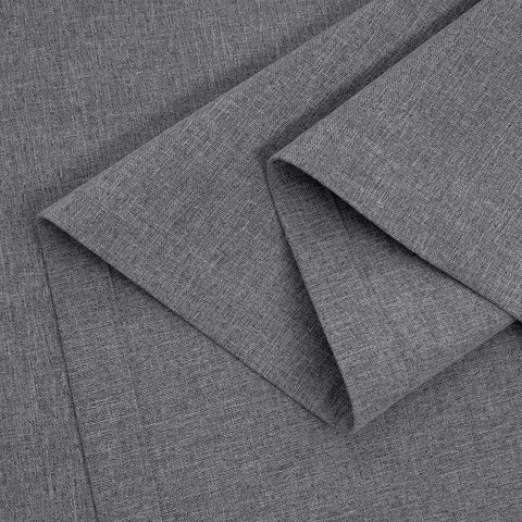 OY66 Ultra-Soft Blackout Double-Sided Lightweight Linen Curtain Grommet 1 Panel