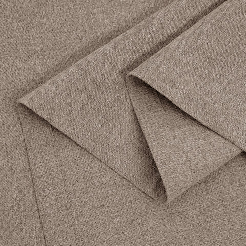 OY66 Ultra-Soft Blackout Double-Sided Lightweight Linen Curtain Grommet 1 Panel