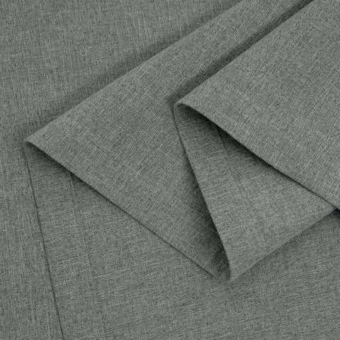 OY66 Ultra-Soft Blackout Double-Sided Lightweight Linen Curtain Grommet 1 Panel