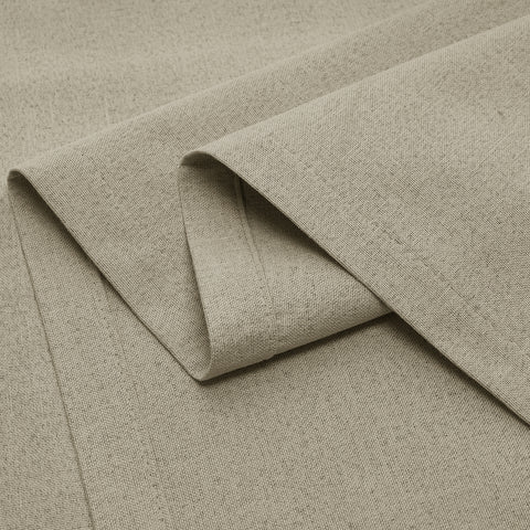 OY66 Ultra-Soft Blackout Double-Sided Lightweight Linen Curtain Grommet 1 Panel
