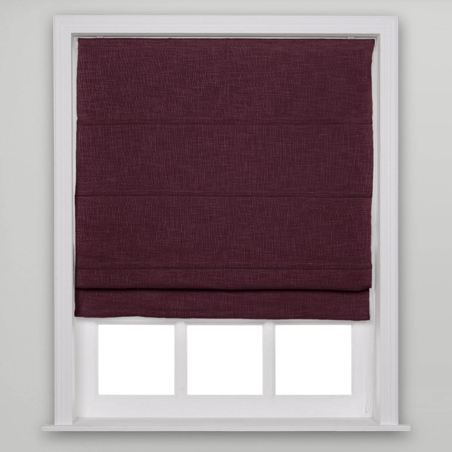 1908 Roman Shade Velcro Faux Linen Light Filtering, Blackout, Room Darkening, Installation Hardware Included - Cololeaf