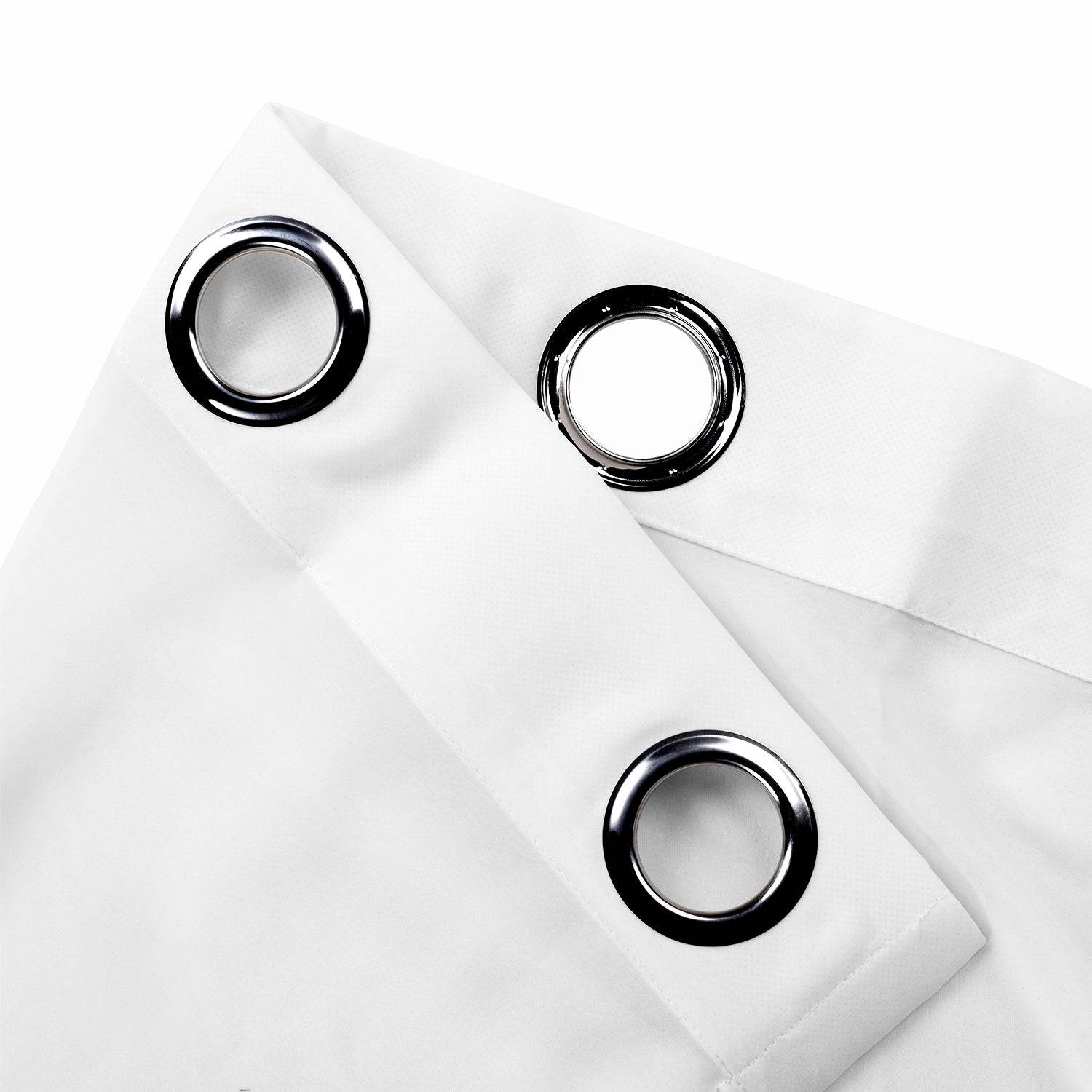 HN906 Extra Long Semi-Sheer For Outdoor Indoor Nickle Grommet - Cololeaf