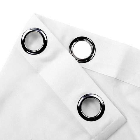 HN906 Extra Long Semi-Sheer For Outdoor Indoor Nickle Grommet - Cololeaf