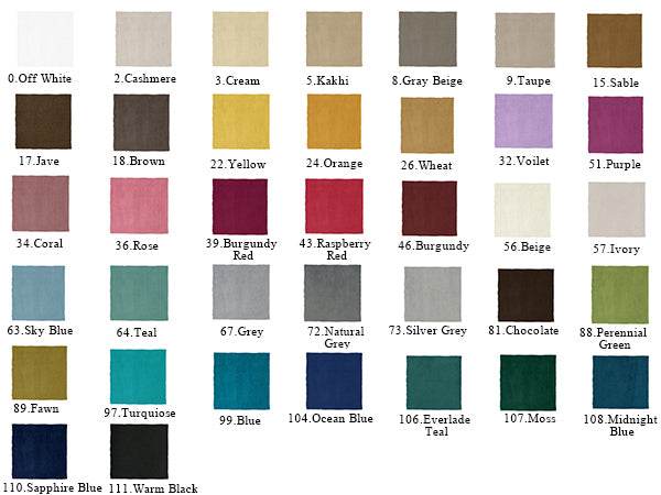 MJ11 Sample Book, 85-100% Blackout 300 gsm Velvet Fabric - Cololeaf -- 