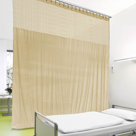 Medical Privacy Curtains Breathable Fabric Grommet for Hospital & Clinic NFPA-701 - Cololeaf